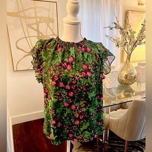 Sugarlips NWOT Ruffle Cap Sleeve Top